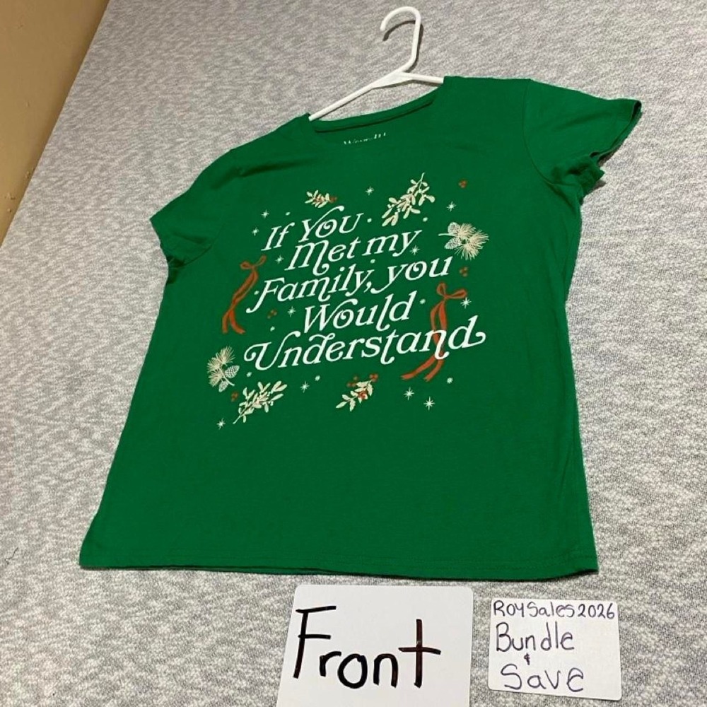 Wound Up green t-Shirt  women M (8-10). SKU-C156